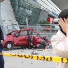 Un coche bomba fue instalado en el Terminal Terrestre Municipal Pascuales.