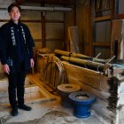 Pistas. Hiroyuki Kimura, antiguo oficinista, al frente de una empresa rural.