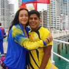 Ariana González y David Farinango, nadadores ecuatorianos que forman parte de selecciones nacionales, son primos y se aconsejan durante las competencias.