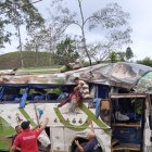 El accidente de tránsito se produjo en el trayecto El Carmén-Santo Domingo