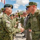 Visita. La reunión entre la cúpula militar de Colombia y Ecuador concluyó con la firma de un compromiso.
