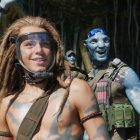 Fotograma cedido por 20th Century Studios de una escena de la película "Avatar: The Way of Water", primera secuela del superéxito de James Cameron que ha alcanzado en 14 días tras su estreno los 1.000 millones de dólares en taquilla internacional.