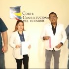 El presidente de la Federación, Wilson Tenorio, acudió a la Corte a entregar su petición.