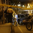 Las víctimas. Iban en esta Chevrolet Mini Blazer cuando fueron atacadas. Los tres murieron dentro del carro.