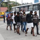 Detenidos. Los capturados corresponden a distintas provincias del país. Hubo también extranjeros.