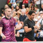 Si bien no arrancaron con pie derecho en el primer set, el bosnio Brkic y el ecuatoriano Escobar (d) lograron revertir el partido y clasificaron a las semifinales.