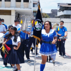 Ruddy Andrade, estudiante con discapacidad física.