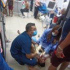 La víctima llegó sin signos vitales al hospital.