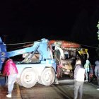 El bus de la Empresa Santa salió desde Loja a las 17:00.