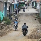 El Tarra. Una calle de municipio (Norte de Santander) escogida para construir la primera sede de la universidad.