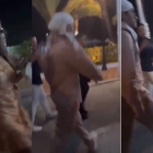 El cantante tomó el móvil de la chica y, para sorpresa de los presentes, lo lanzó hacia un lado