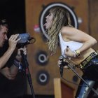 Imagen de archivo de un concierto de la cantante Miley Cyrus.