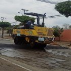 Atención. Tras un año de quejas, los residentes vieron llegar la maquinaria.