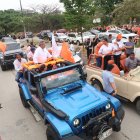 El candidato a la Alcaldía de Guayaquil, Jimmy Jairala, inició la campaña con una caravana.