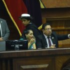 Postura. El presidente de la Asamblea habla de diálogo, pero a la vez criticó las decisiones del Ejecutivo.