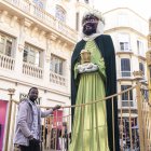 Pistas. Hady Coulibaly, un africano de Mali que tiene 29 años.