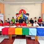 La dirigencia indígena ofreció una rueda de prensa este jueves 5 de enero en Quito.