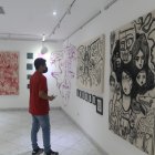 Muestra. Una mirada a la exhibición del artista Pino Supay, en la Alianza Francesa de Guayaquil.