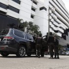 EN LA AV.MIGUEL H.ALCIVAR NORTE DE LA CIUDAD, FUE BALEADO UN CARRO DE ALTA GAMA RESULTANDO UN HERIDO, 06 DE ENERO  DEL 2023- AMELIA ANDRADE Guayaquil-Ecuador Agencia (Ag-ecpreso)