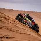 Sebastián Guayasamín, piloto ecuatoriano que participa en el Rally Dakar.