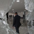 Fotografía que muestra los destrozos en el Palacio de Planalto luego de que manifestantes bolsonaristas se tomaran en la víspera la Plaza de los Tres Poderes para invadir los edificios gubernamentales, en Brasilia (Brasil). / André Coelho