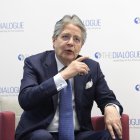 Fotografía de archivo en la que se registró al presidente de Ecuador, Guillermo Lasso.