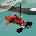 Avance. Este prototipo puede viajar por el agua sin ser detectado y de forma energéticamente eficiente no es sobre ella ni bajo ella, sino por el medio.