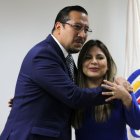 CPPCS. Ahora solo están trabajando Hernán Ulloa y Fernanda Rivadeneira.