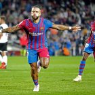 El delantero neerlandés del FC Barcelona, Memphis Depay, analiza su traspaso al Atlético de Madrid.