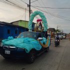 San Antonio. La imagen de la Virgen, previo a las romerías.