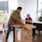 Simulacro de elecciones del Consejo Nacional Electoral.