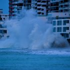 Altura. Según Inocar, las olas podrían tener una altura de 2 y 2,5 metros.