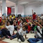 Actividad. Niños de 20 parroquias asisten a encuentro conmemorativo.