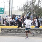 Incidente. Hubo enfrentamientos entre simpatizantes del PSC y de la Revolución Ciudadana.