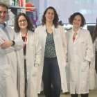 José Javier Fuster, Marta Amorós Pérez, Nuria Matesanz, María Ángeles Zuriaga y Alejandra Aroca Crevillén.