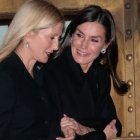 ;La reina de España con la nueva soberana de Grecia.