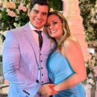 La pareja de presentadores.