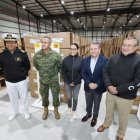 La presidenta del CNE, Diana Atamaint, y el consejero José Cabrera asistieron al inicio del proceso.