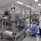 Planta de fabricación de baterías de litio.