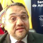 Autoridad.- Felipe Ochoa, subdirector general de Operaciones, de Senae.