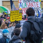 Los manifestantes salieron a las calles de París