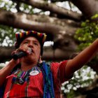 Líder indígena, Thelma Cabrera.