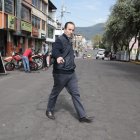 Patricio Alarcón anunció su candidatura a la Alcaldía de Quito por el Partido Social Cristiano en agosto de 2022.