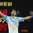 Novak Djokovic tras vencer al ruso y dar una muestra potente de buen tenis.