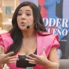 Natalia Trejos durante la presentación de su libro ‘El poder de tu sueño’.