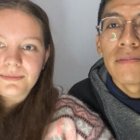 Vera Vasylieva y Alejandro Puente se conocieron en Ecuador y ahora son esposos.
