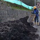 Trabajos. La intervención en las zonas afectadas se ha mantenido en estos doce meses.