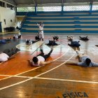 Defensa personal fue una de las áreas que reforzaron durante la capacitación.