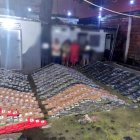 En el operativo se encontraron los bloques de cocaína en 30 sacos de yute apilados en el inmueble.