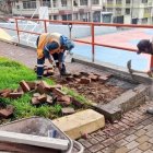 Obra. Durante un año no han parado los trabajos de reconstrucción.